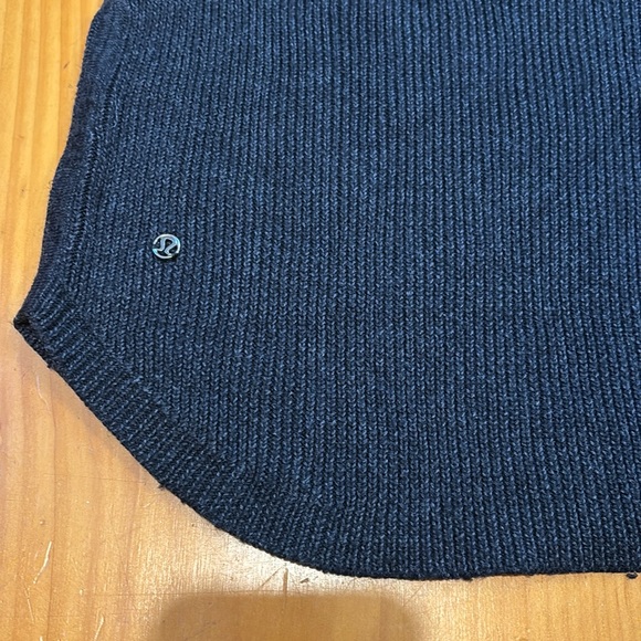 LULULEMON Cabin Yogi Long Sleeve Heathered Dark Grey Cashmere Boolux - Picture 3 of 8